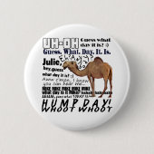hump dag! ronde button 5,7 cm (Voorkant)