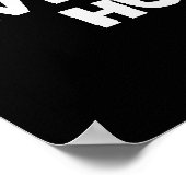 Hump Day Camel Black en White Poster (Hoek)