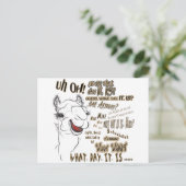 Hump Day Camel Briefkaart (Staand voorkant)