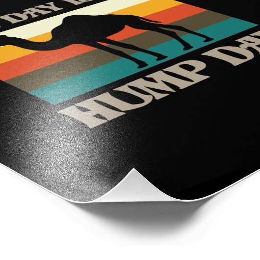 Hump Day Camel Dierenvriend Camels Pet Owner Graph Foto Afdruk (Hoek)