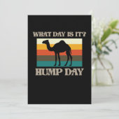 Hump Day Camel Dierenvriend Camels Pet Owner Graph Kaart (Staand voorkant)