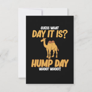 Hump Day Camel Dierenvriend Camels Pet Owner Graph RSVP Kaartje