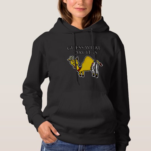 Hump Day Camel Idee Hoodie (Voorkant)