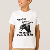 Hump Day Camel in zwart T-shirt (Voorkant)