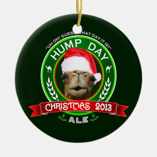 Hump Day Camel Kerstmis Ale Ornament (Voorkant)