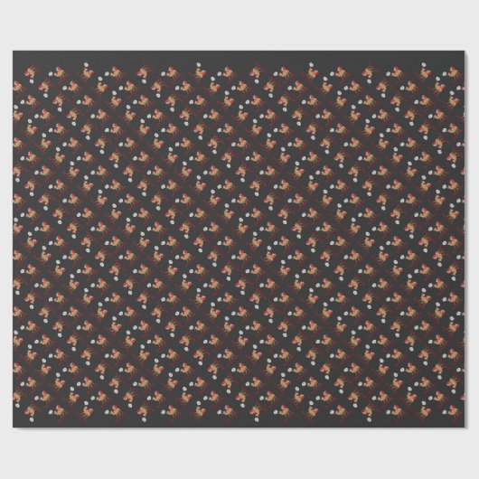 Hump Day Camel Kerstmis met Kerstman Cadeaupapier (Vlak)