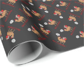 Hump Day Camel Kerstmis met Kerstman Cadeaupapier (Rol Hoek)