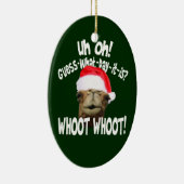 Hump Day Camel kerstversiering Keramisch Ornament (Rechts)