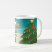 Hump Day Camel Merry-Mok voor kerstmis Koffiemok (Voorkant rechts)
