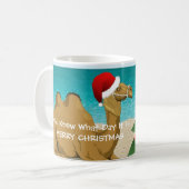 Hump Day Camel Merry-Mok voor kerstmis Koffiemok (Voorkant links)
