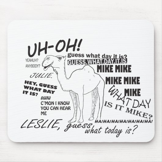 HUMP DAY CAMEL MUISMAT (Voorkant)