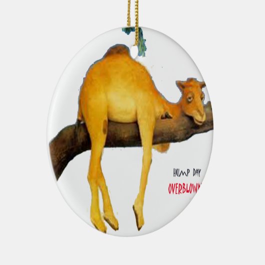 Hump Day Camel ... Overbloed Keramisch Ornament (Rechts)