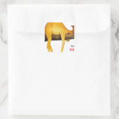 Hump Day Camel ... Overbloed Vierkante Sticker (Tas)