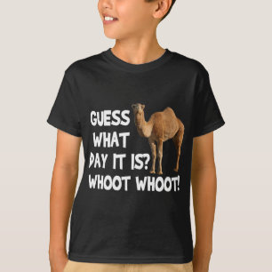 Hump Day Camel raad eens op welke dag het is T-shirt