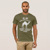 Hump Day Camel raad eens op welke dag het T-shirt  (Voorkant volledig)