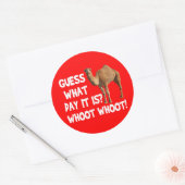 Hump Day Camel Raad eens welke dag het is Stickers (Envelop)