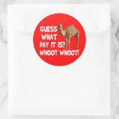 Hump Day Camel Raad eens welke dag het is Stickers (Tas)