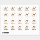 HUMP DAY CAMEL RONDE STICKER (Vel)