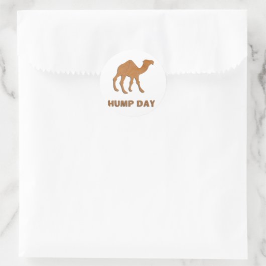HUMP DAY CAMEL RONDE STICKER (Tas)