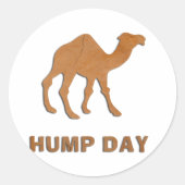  HUMP DAY CAMEL RONDE STICKER (Voorkant)