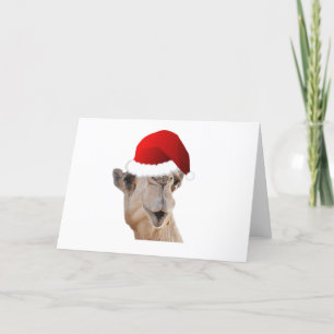 Hump Day Camel Santa Claus Pet Feestdagen Kaart