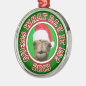 Hump Day Camel Santa Kerstmis 2013 Metalen Ornament (Links)