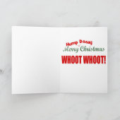 Hump Day Camel & Santa Vrolijk Kerstfeest Kaarten (Binnen)