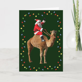 Hump Day Camel & Santa Vrolijk Kerstfeest Kaarten