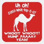 Hump Day Camel Stickers (Voorkant)