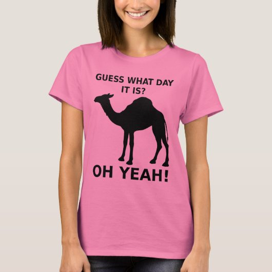 Hump Day Camel T-shirt (Voorkant)