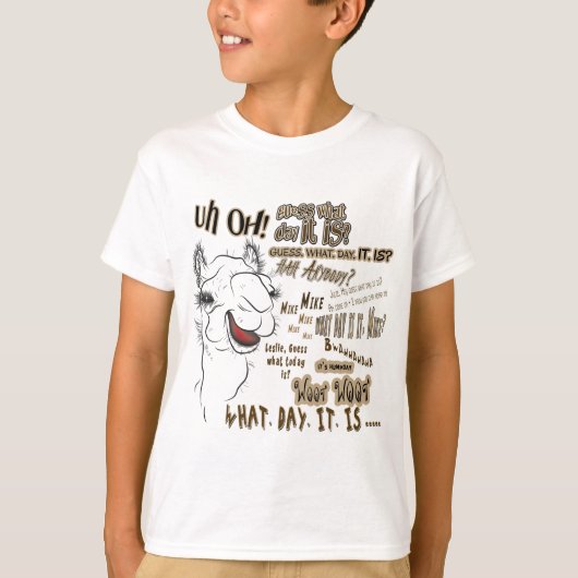 Hump Day Camel T-shirt (Voorkant)