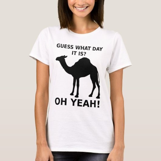 Hump Day Camel T-shirt (Voorkant)
