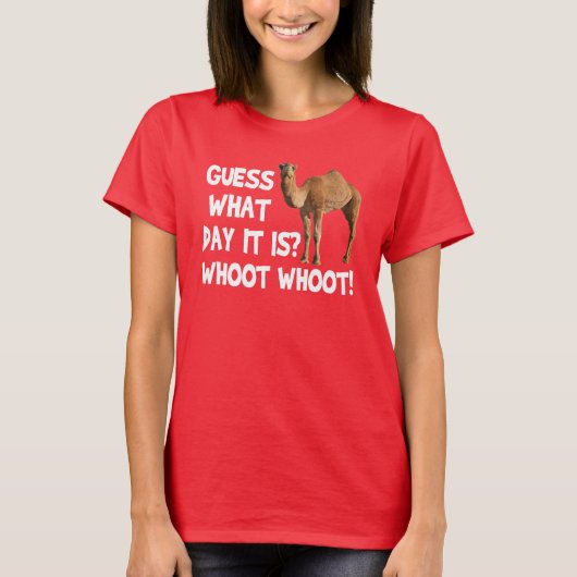 Hump Day Camel T-shirt (Voorkant)
