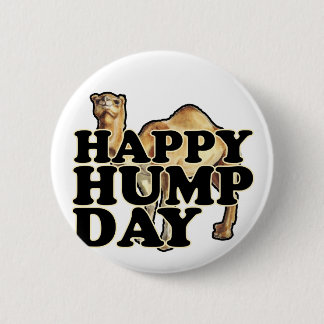 Hump Day Camel T Shirten M.png Ronde Button 5,7 Cm