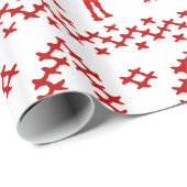 Hump Day Camel Ugly kerstSweater Cadeaupapier (Rol Hoek)