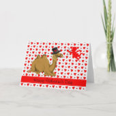 Hump Day Camel Valentijnsdag kaart (Voorkant)