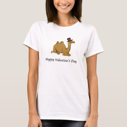 Hump Day Camel Valentijnsdag T-shirt (Voorkant)