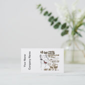 Hump Day Camel Visitekaartje (Staand voorkant)