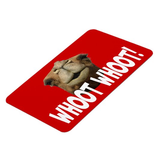 Hump Day Camel Whoot Flexi Magnet Magneet (Linkerzijde)