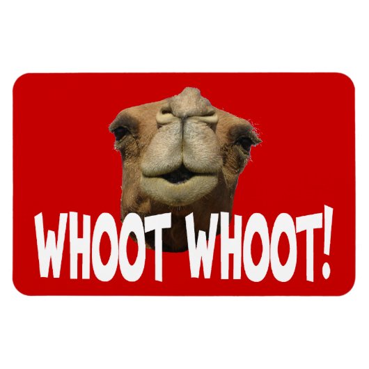 Hump Day Camel Whoot Flexi Magnet Magneet (Horizontaal)
