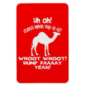 Hump Day Camel Whoot Flexi Magnet Magneet (Verticaal)