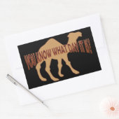 HUMP DAY HUMP DAY CAMEL RECHTHOEKIGE STICKER (Envelop)