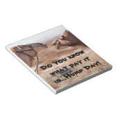 Hump Day-kamels Notitieblok (Schuin)