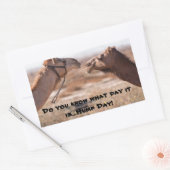 Hump Day-kamels Rechthoekige Sticker (Envelop)