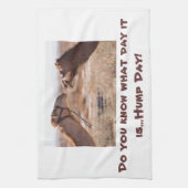 Hump Day-kamels Theedoek (Verticaal)