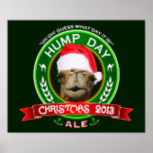 Hump Day Kerstmis Ale T-shirt Poster (Voorkant)