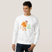 Hump Day Kerstmis Camel Sweatshirt (Voorkant volledig)