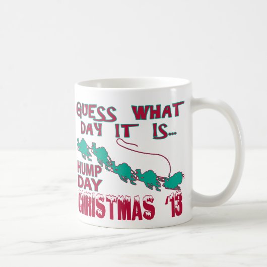 Hump Day Kerstmis Mok (Rechts)
