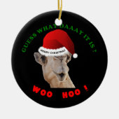 Hump Day kerstversiering CAmel Keramisch Ornament (Voorkant)