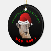 Hump Day kerstversiering CAmel Keramisch Ornament (Links)